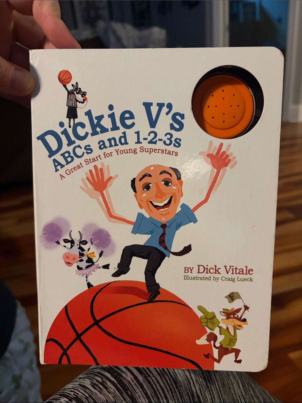 Dickie V's ABCs and 1-2-3s Board Book